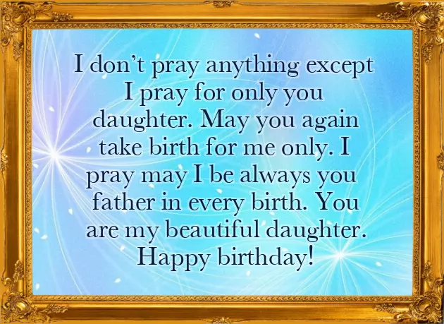 Happy Birthday Wishes To My Loving Daughter