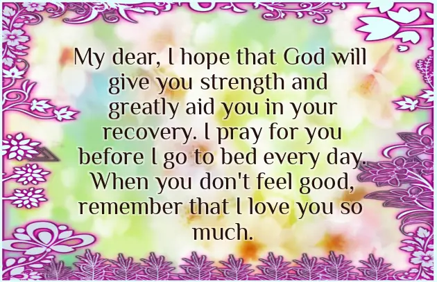 Message To Your Sick Girlfriend