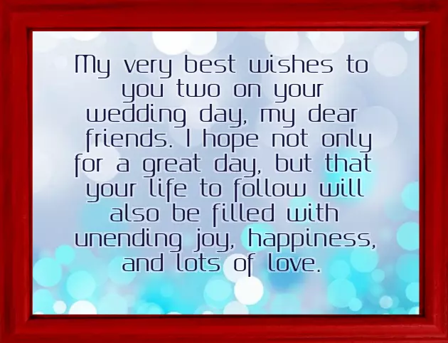 Congratulations Wish You Happy Marriage Life