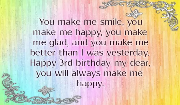 Birthday Wish For Baby Boy 3 Years Birthday Wish For Baby Boy 3 Years