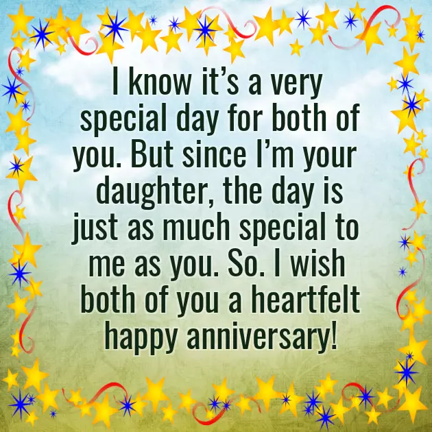 Wedding Wishes To Parents