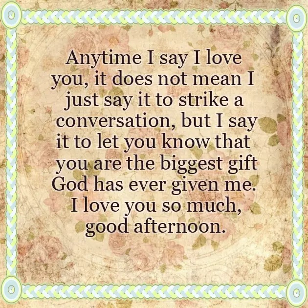 Sunday Afternoon Greetings