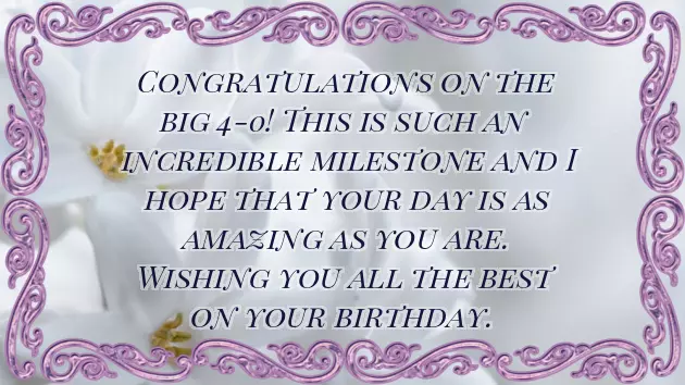 Happy 40Th Birthday Happy 40Th Birthday