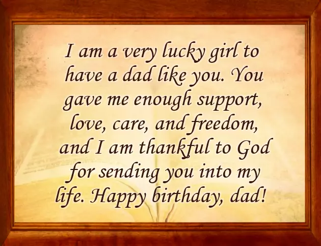 Happy Birthday Quotes From Daughter To Father