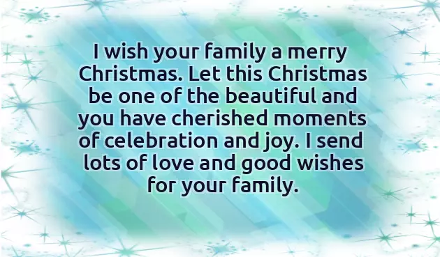 Christmas Message To My Family Christmas Message To My Family