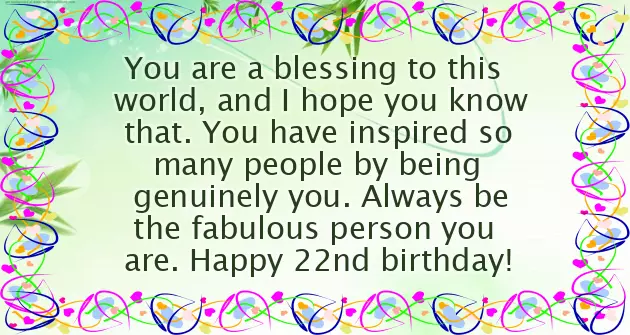 22 Birthday Quotes