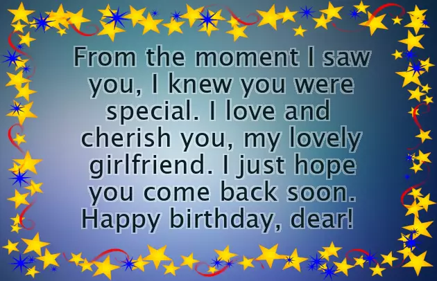 Birthday Wishes For Girlfriend With Love