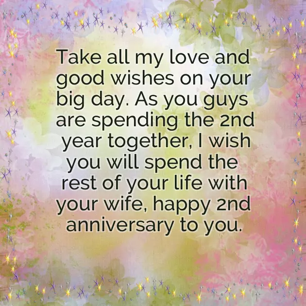 2Nd Love Anniversary Quotes