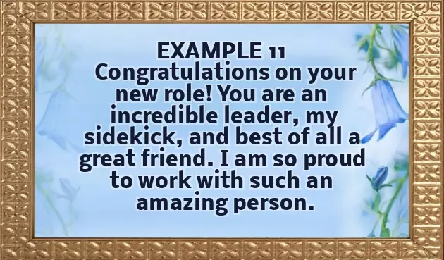 Congratulations On Your Promotion To Manager