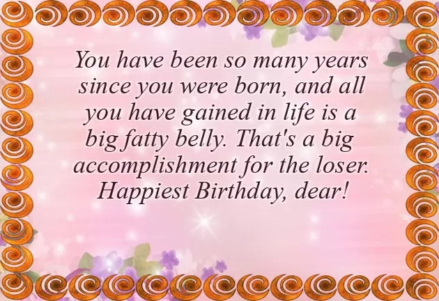 Funny Birthday Wish For Friend