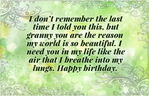 Happy Birthday Prayer For Grandma