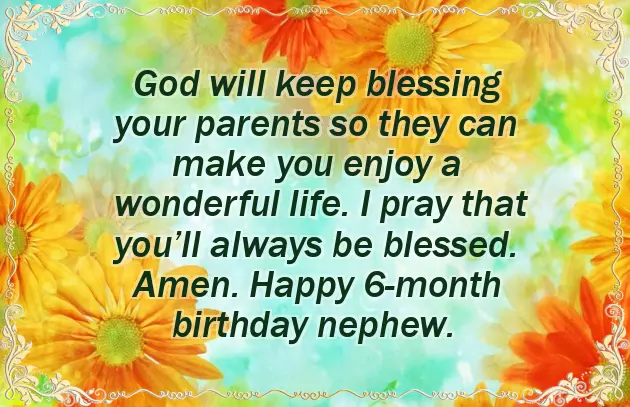 6 Month Wishes For Baby