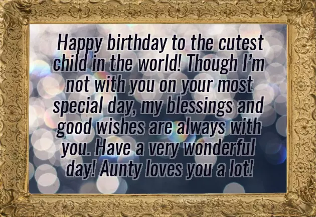 My Little Niece Birthday Wishes