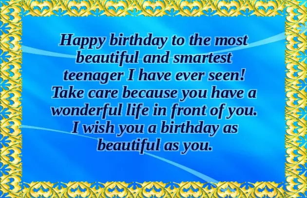 Birthday Wishes For A 14 Year Old Girl