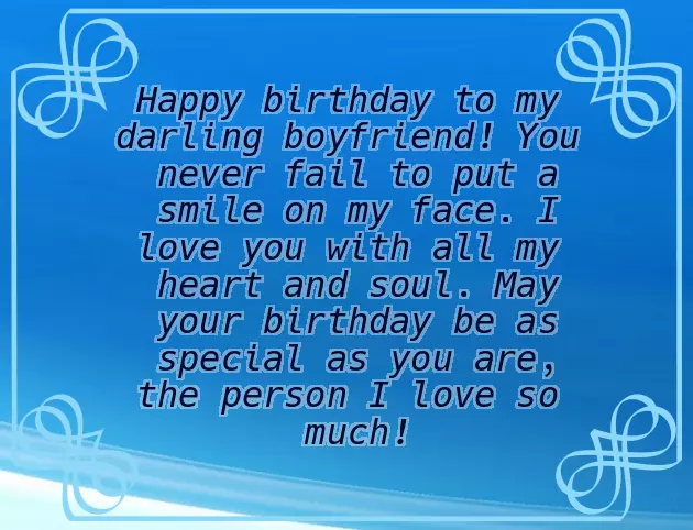 Birthday Wishes To My Boyfriend Long Distance