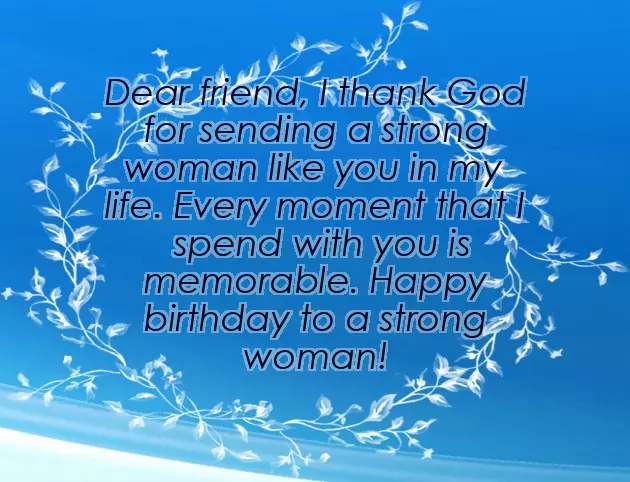 Happy Birthday Strong Girl