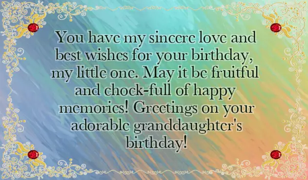 Happy 4 Birthday Granddaughter