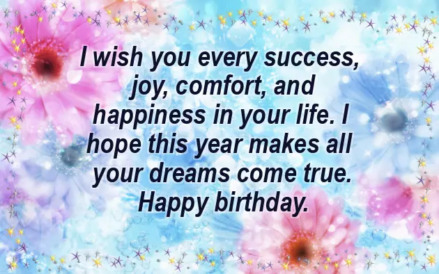 Not Sister By Blood But Sister By Heart Birthday Wishes