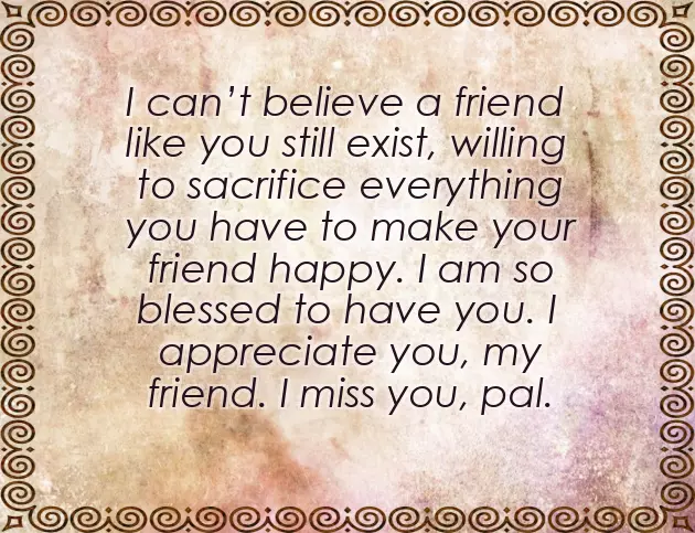 Romantic Message For Friend