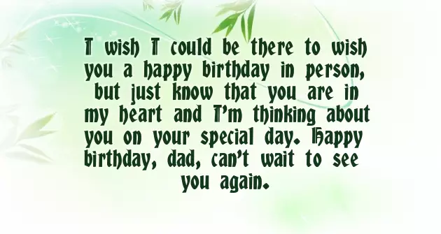 Birthday Father Wishes