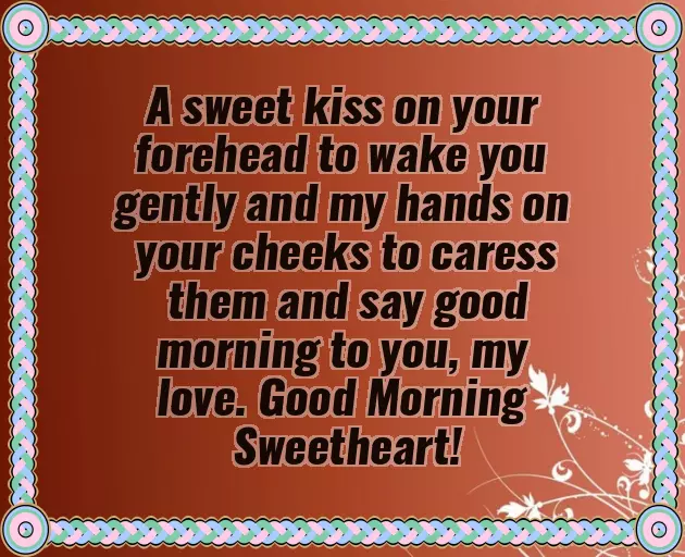 Good Morning Flower To My Love