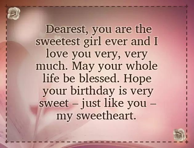 Happy Birthday To The Best Girl In The World