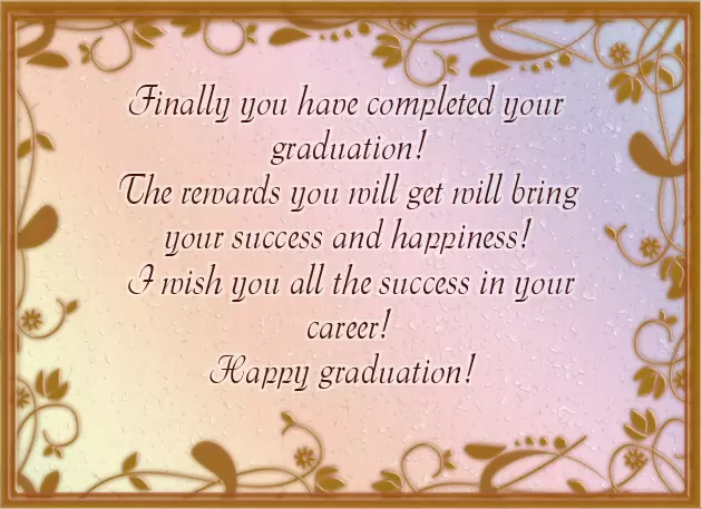 Convocation Congratulations