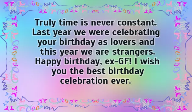 Birthday Text To Ex Birthday Text To Ex