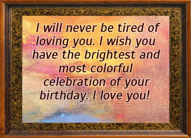 Telling Your Girlfriend Happy Birthday