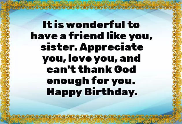 Happy Birthday Wishes Sms For Sister