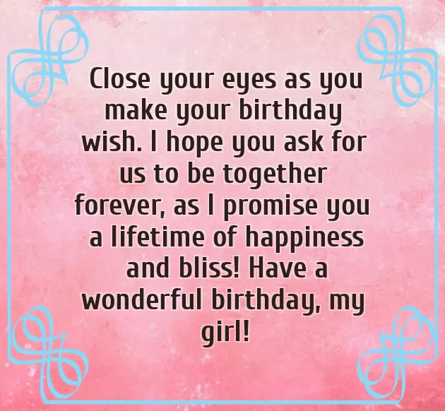 Happy Birthday Message To My Girlfriend Happy Birthday Message To My Girlfriend