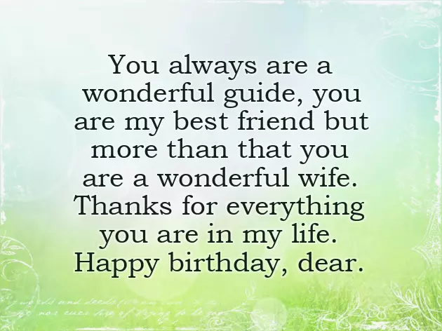 My Sweet Wife Happy Birthday