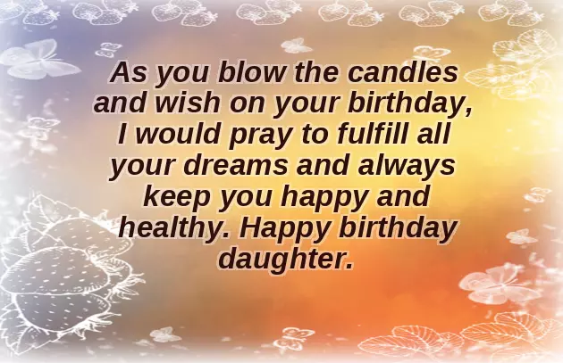 Thank You Quotes For Birthday Wishes For My Daughter