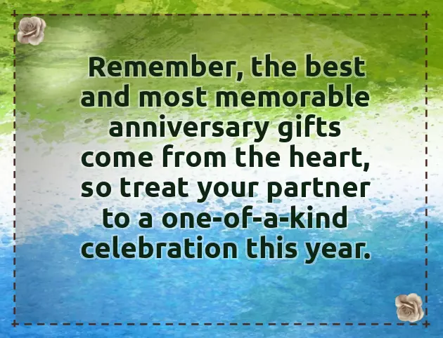 Anniversary Present Ideas