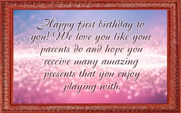 1St Birthday Wish To My Son