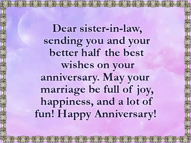Happy Anniversary Brother And Sister In Law Quotes
