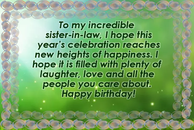 Happy Birthday To Wish Sister