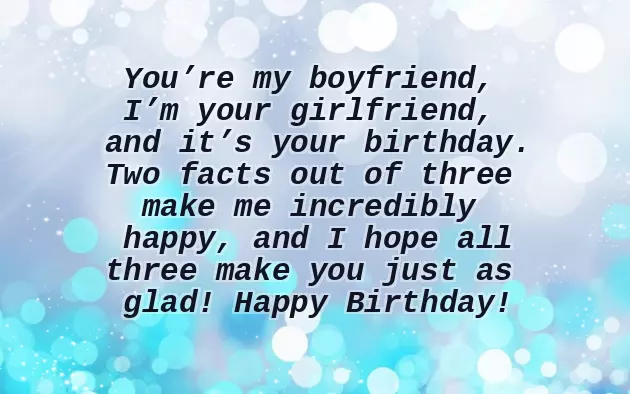 Happy Birthday To The Best Boyfriend Ever