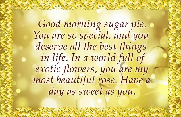 Adorable Good Morning Message For Her