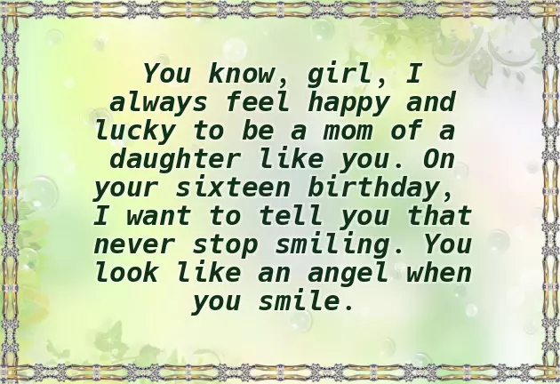 Happy 16Th Birthday To My Daughter Happy 16Th Birthday To My Daughter