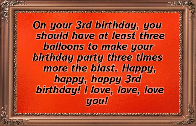 Happy 3 Years Birthday To My Son Happy 3 Years Birthday To My Son