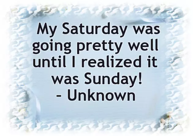 Saturday Morning Message Saturday Morning Message