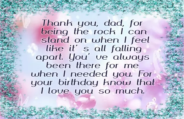 Happy Birthday To A Special Dad