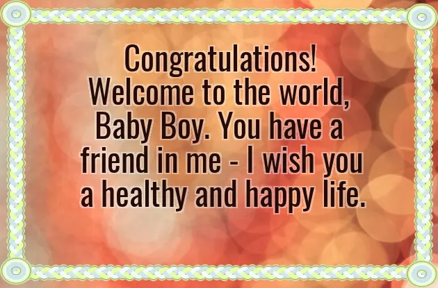 Congratulations On Your Little Boy