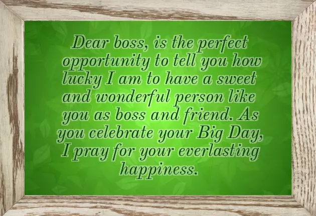 Happy Birthday To My Boss Man