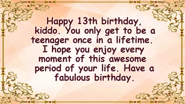 Birthday Wish For Teenage Son