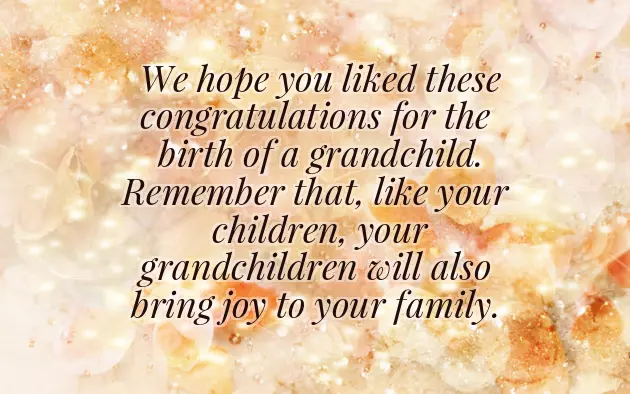 Congratulations On The Birth Of Your Granddaughter
