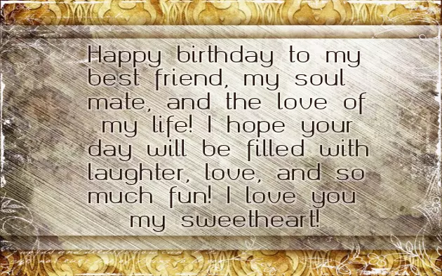 Happy Birthday Wishes To My Lover