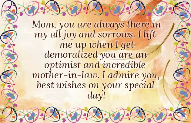 Birthday Of Mother In Law