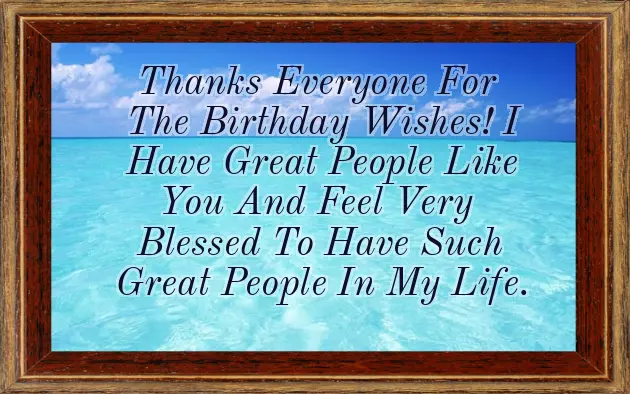 Birthday Thanking Wishes For Friends